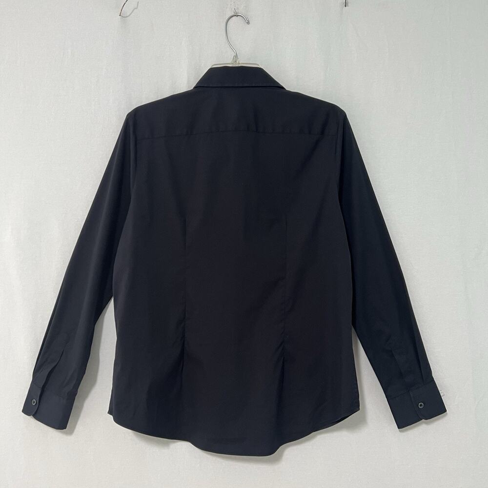 Rochelle Behrens The Shirt Womens Small Black Button Down Top Capsule Career - Picture 6 of 11